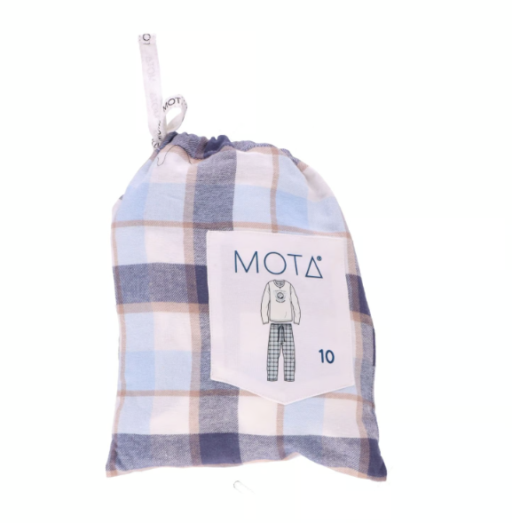 PIJAMA LARGO 100% ALGODON MT30198