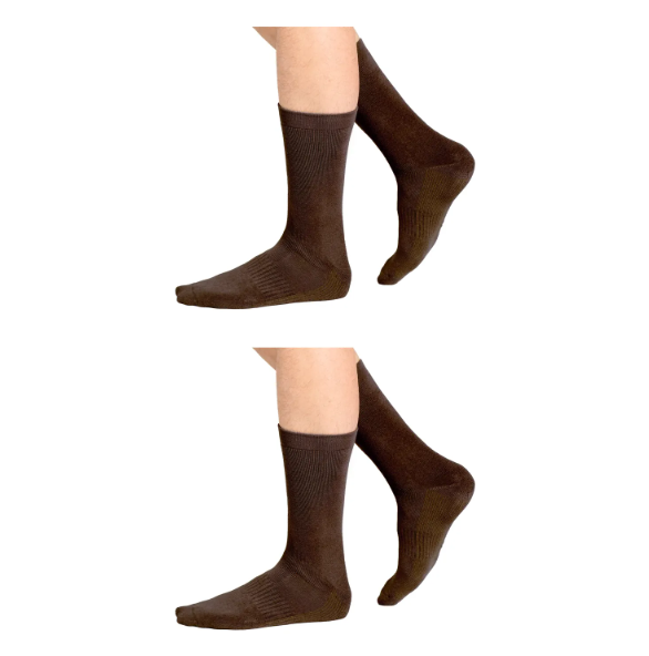 CALCETIN CORTO BAMBU-COBRE Pack 2 MT21119